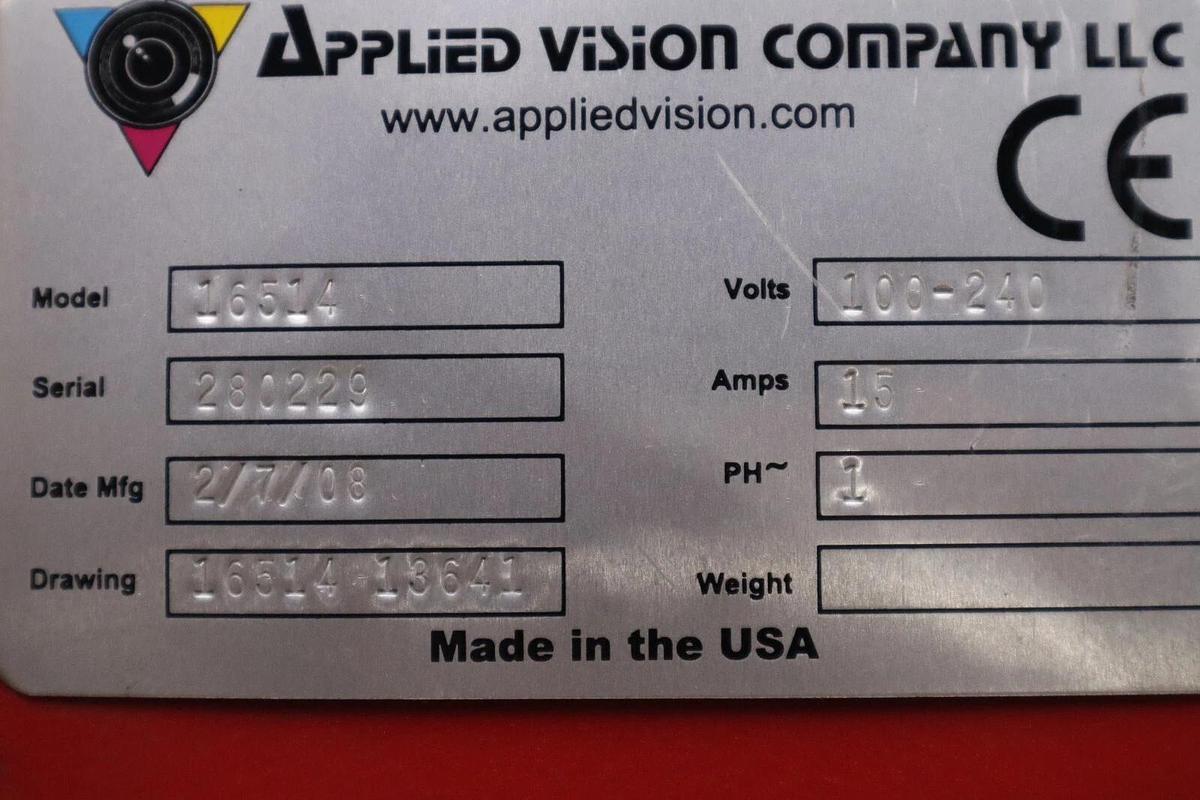 Used Applied Vision PN 16514 Genius MX Processor STOCK H1287