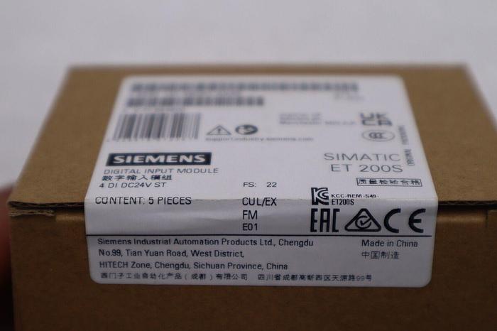 Siemens 6ES7 131-4BD01-0AA0 ELECTRONIC MODULE FOR ET 200S  INPUTS STOCK B-1655