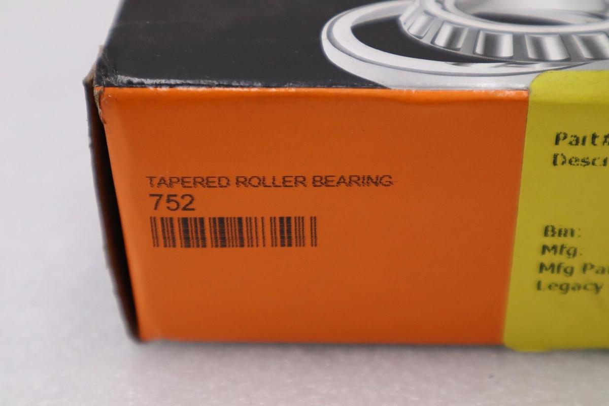 NEW Timken 752 Tapered Roller Bearing STOCK 1669CC