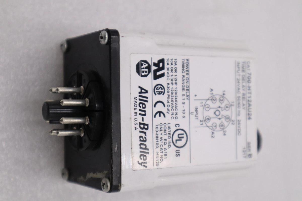Used NEW ALLEN BRADLEY 700-HT12AU24 RELAY SER.B STOCK H857A