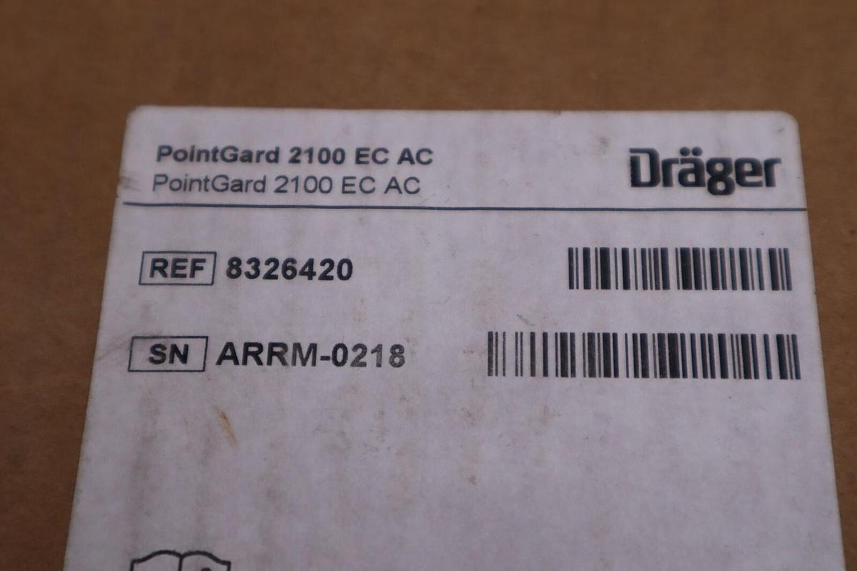 DRAGER PointGard 2100 EC AC - 8326420 NEW IN BOX STOCK G336