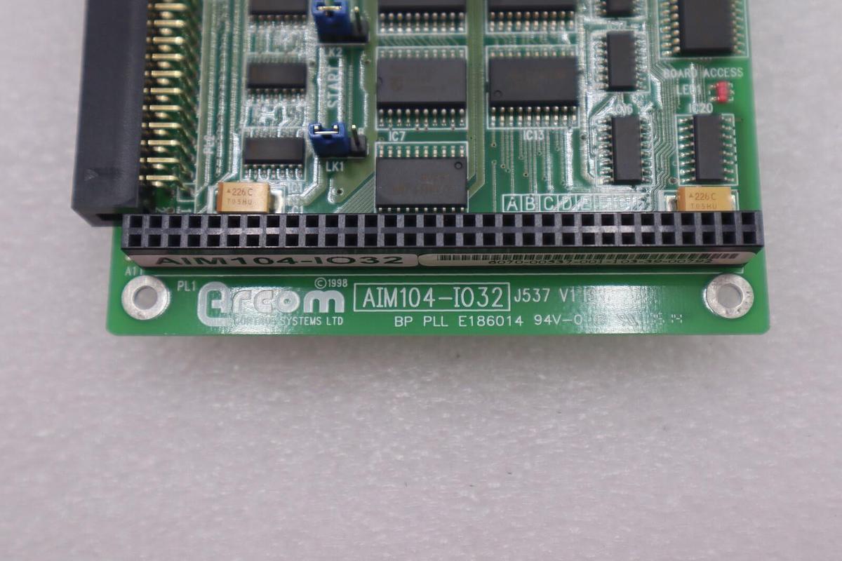 Used Arcom AIM104-I032 Systems LTD J537 V1 13 BP PLL E186014 94V-0 New Stock #2666