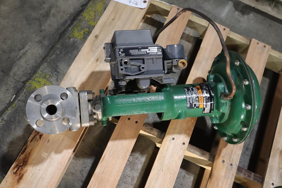 Used Fisher Control Valve Size 30 With Type 667 Pneumatic Actuator