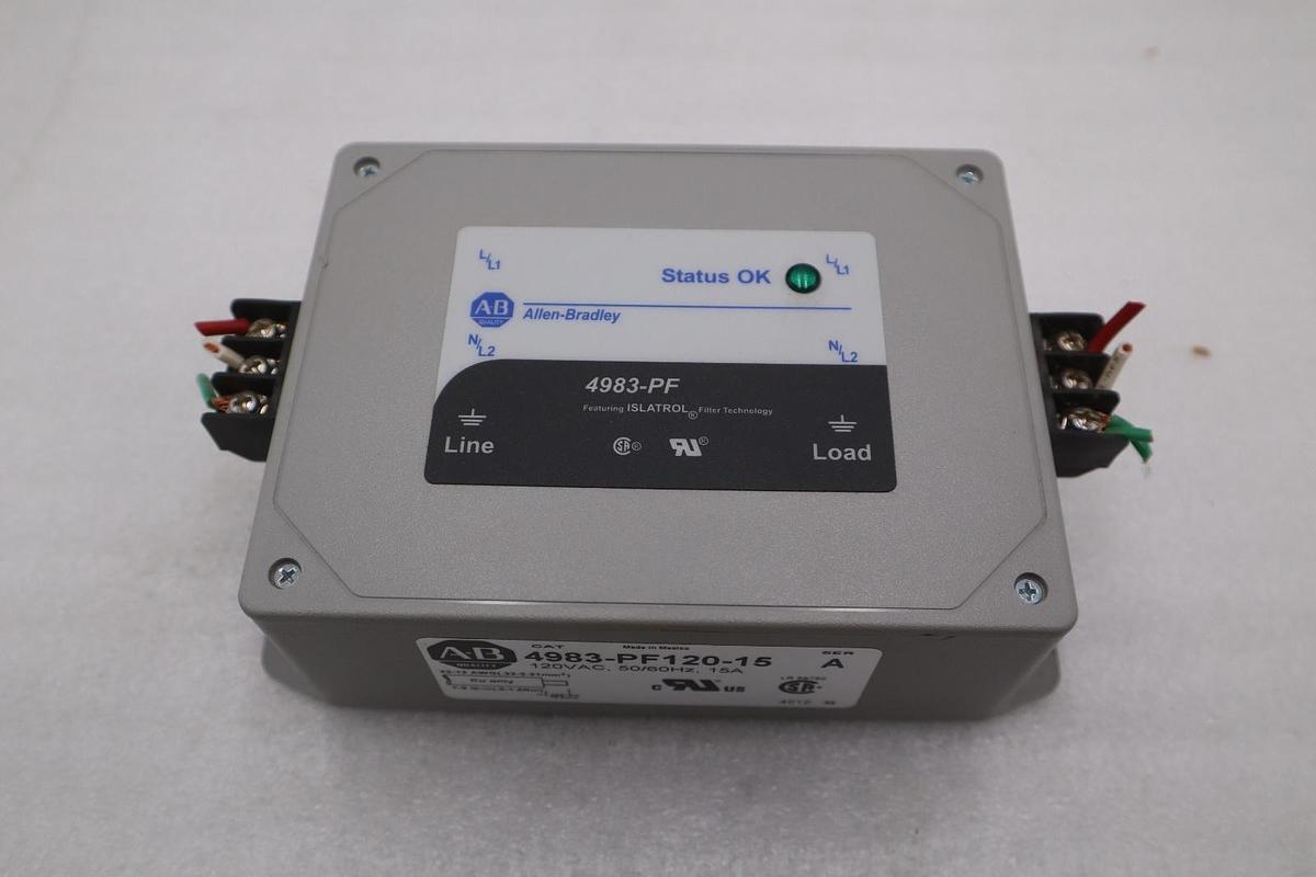 Used Allen Bradley 4983-PF120-15 Series A Surge Arrestor Filter AB STOCK GF657