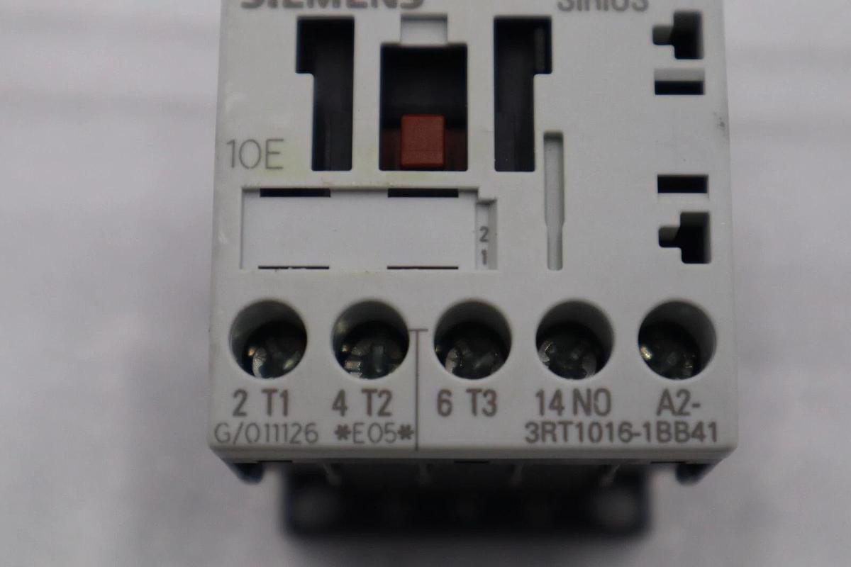 Used LOT OF 4 - SIEMENS 3RT1016-1BB41 CONTACTOR STOCK 5434
