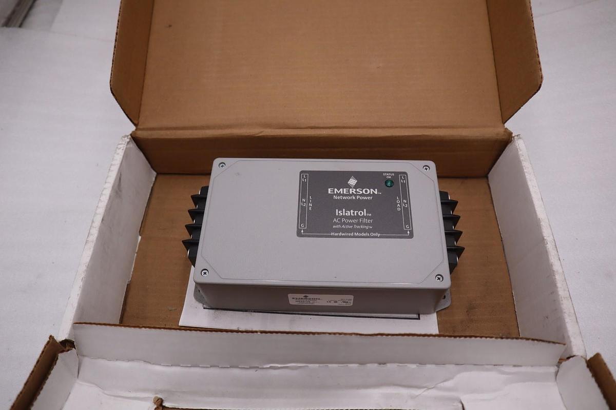 Used NEW EMERSON IC+130 ISLATROL AC POWER FILTER 120VAC 50/60HZ IC130 STOCK 5192CC