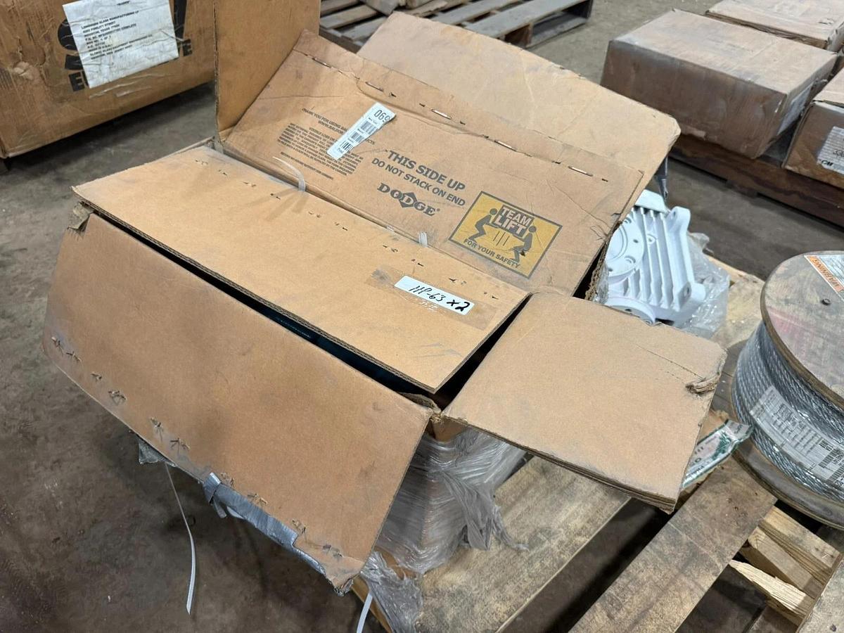 Used DODGE 069591 P4B-IP-500LE SPHERICAL ROLLER BEARING 4-BOLT PILLOW BLOCK #HP63