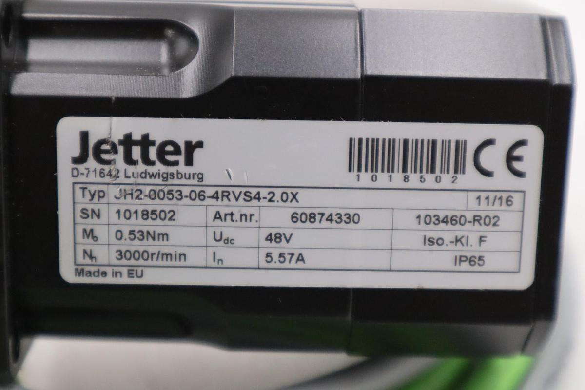 Used JETTER JH2-0053-06-4RVS4-2.0X / JH20053064RVS420X - SURPLUS NEVER USED #H1144