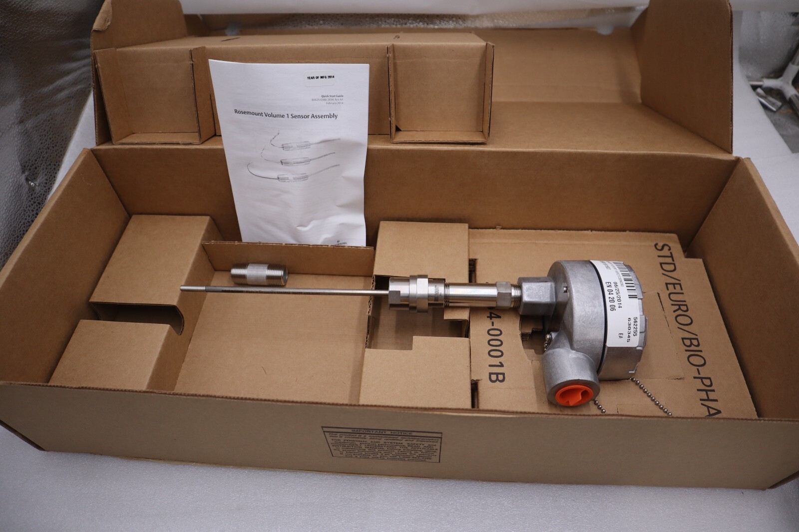 Used ROSEMOUNT 1671370 SENSOR 68R21C30N060 STOCK #G-369