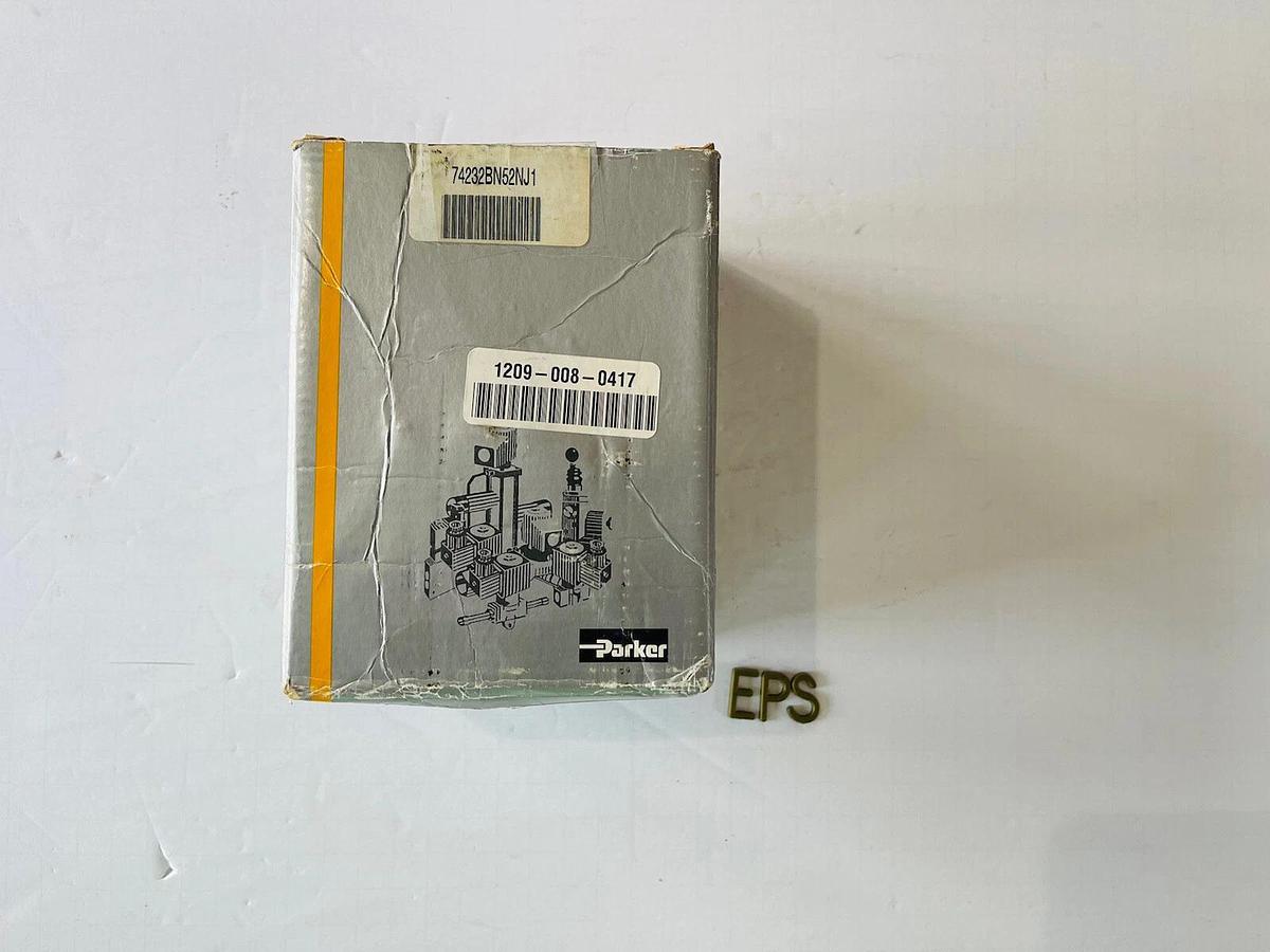 Used Parker Fluid Control DIV Skinner Valve 3/4" 74232BN52NJ1 #K-1449
