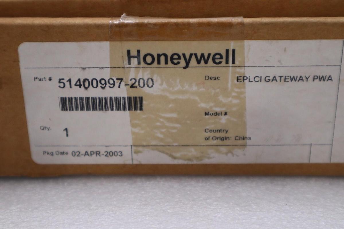 HONEYWELL 51400997-200 EPLCI GATEWAY PWA LOGIC CONTROL BOARD NEW UNIT STOCK G70