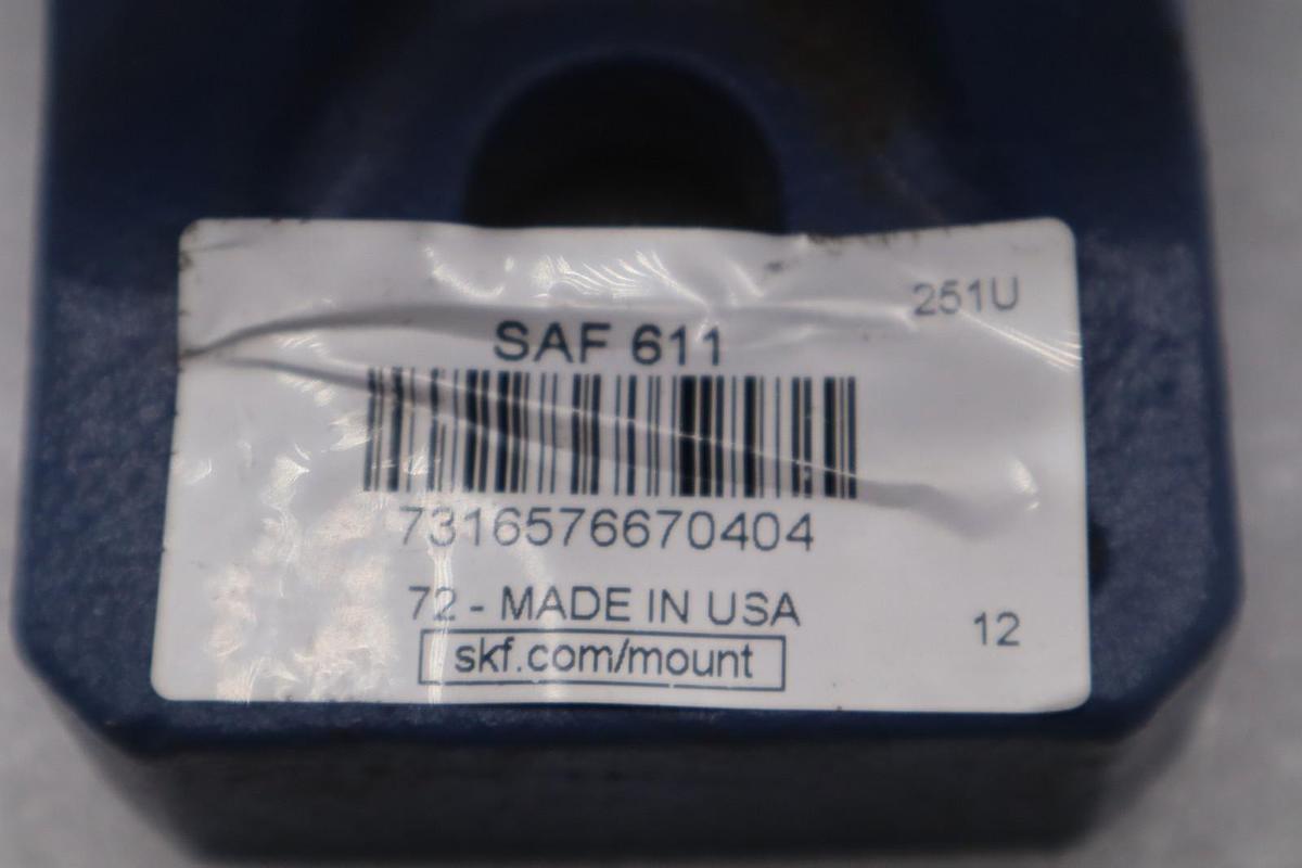 SKF SAF-611 / SAF611 - NEW NO BOX - STOCK CC159