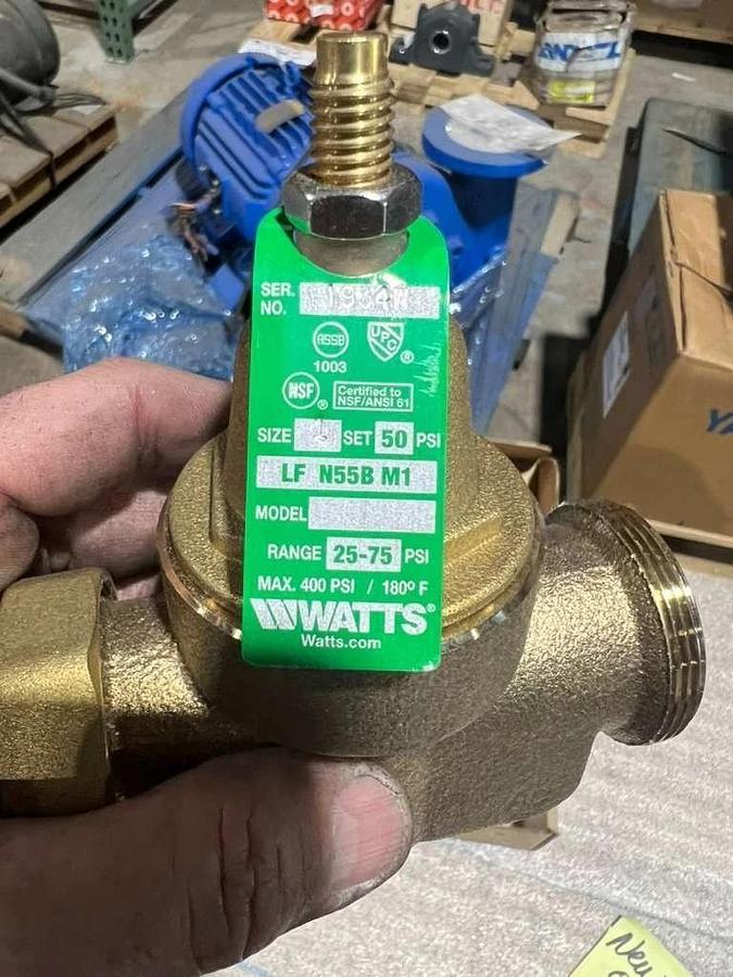 NEW OPEN BOX Watts LFN55BM1-U Water Pressure Reducing Valve STK L720CC