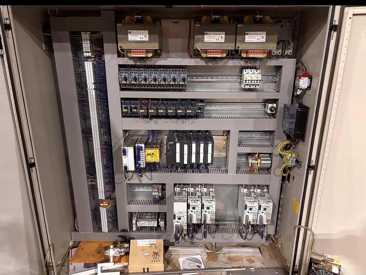 Used KALLFASS UNIVERSA 800 AUTOMATIC SIDE SEAL SHRINK WRAP SYSTEM MFG 2020