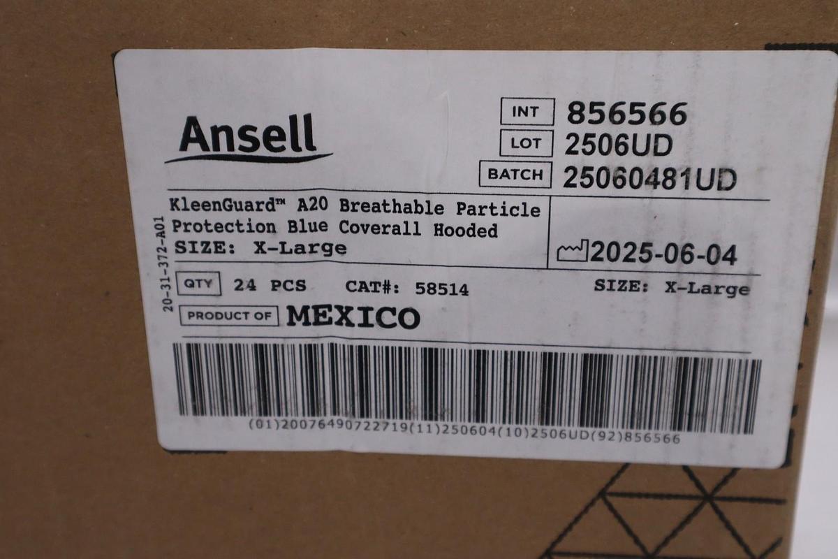 KLEENGUARD A20 Breathable Particle XL Disposable Coveralls 24 PCS - STOCK GF808