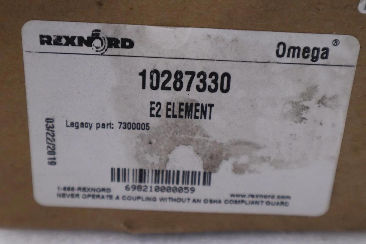 Used Rexnord 7300005/ 10287330 Omega E2 Element - STOCK 1692CC