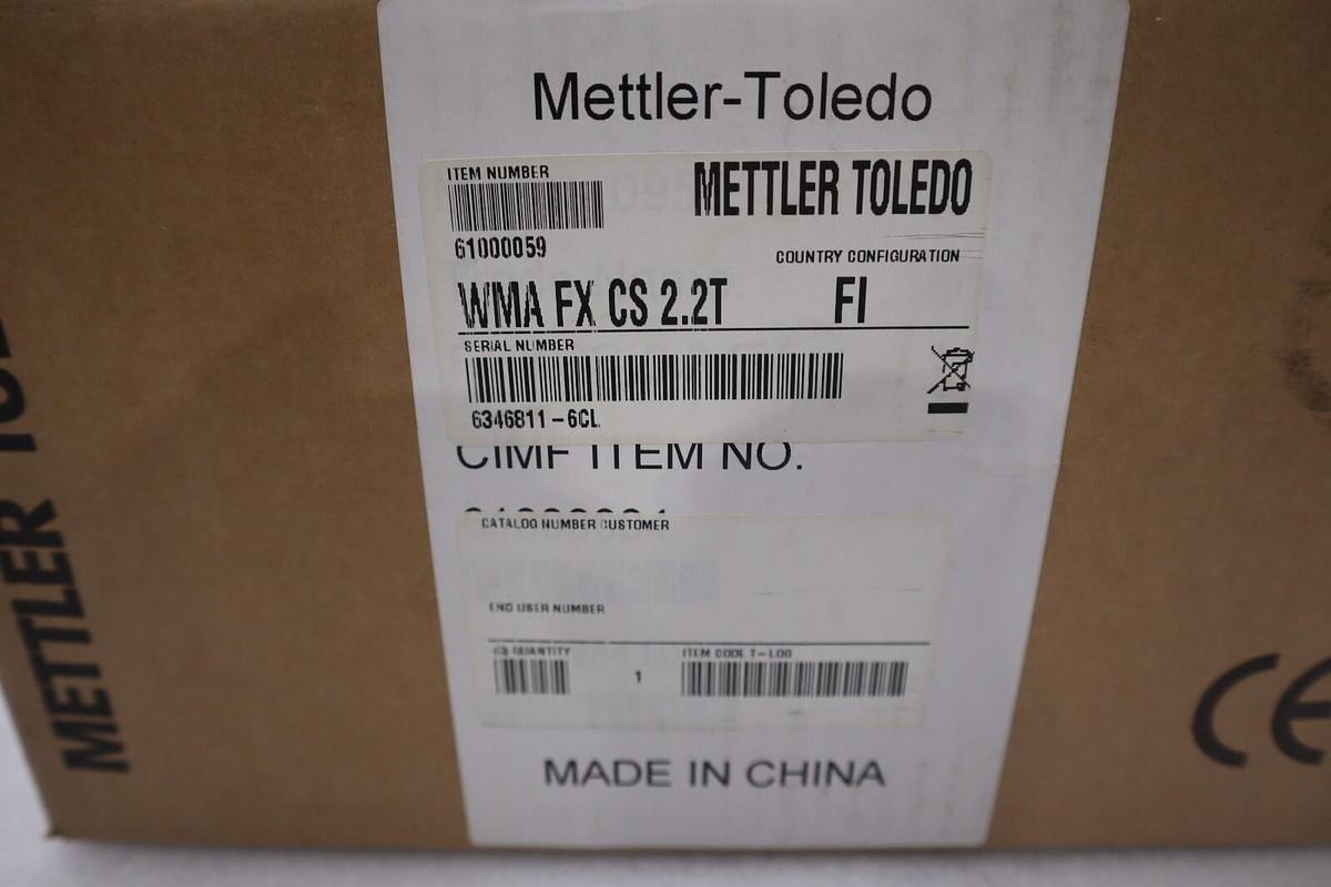 Used Mettler Toledo Flexmount WMA FF CS 2.2T w/ 0745A Load Cell NEW STOCK #G454
