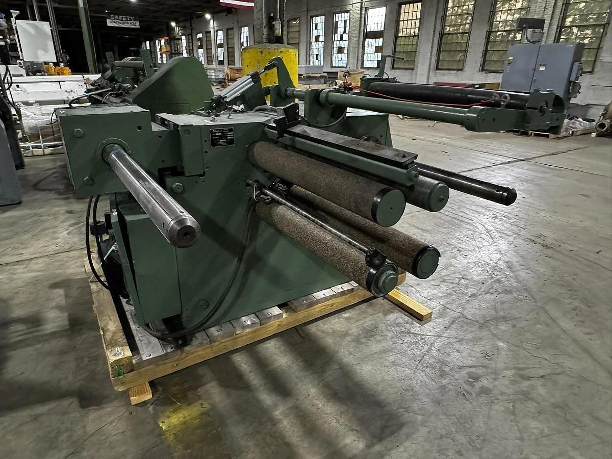 Used 30" STANFORD MODEL 142 LT DOCTOR REWINDER MACHINE WITH EDGE GUIDE 24" DIAMETERS