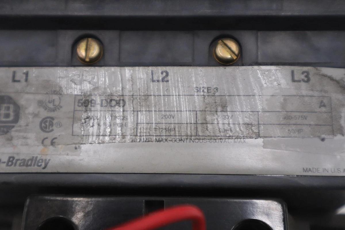 Used AB Allen Bradley 509-D0D Starter Size 3 STOCK 5741CC