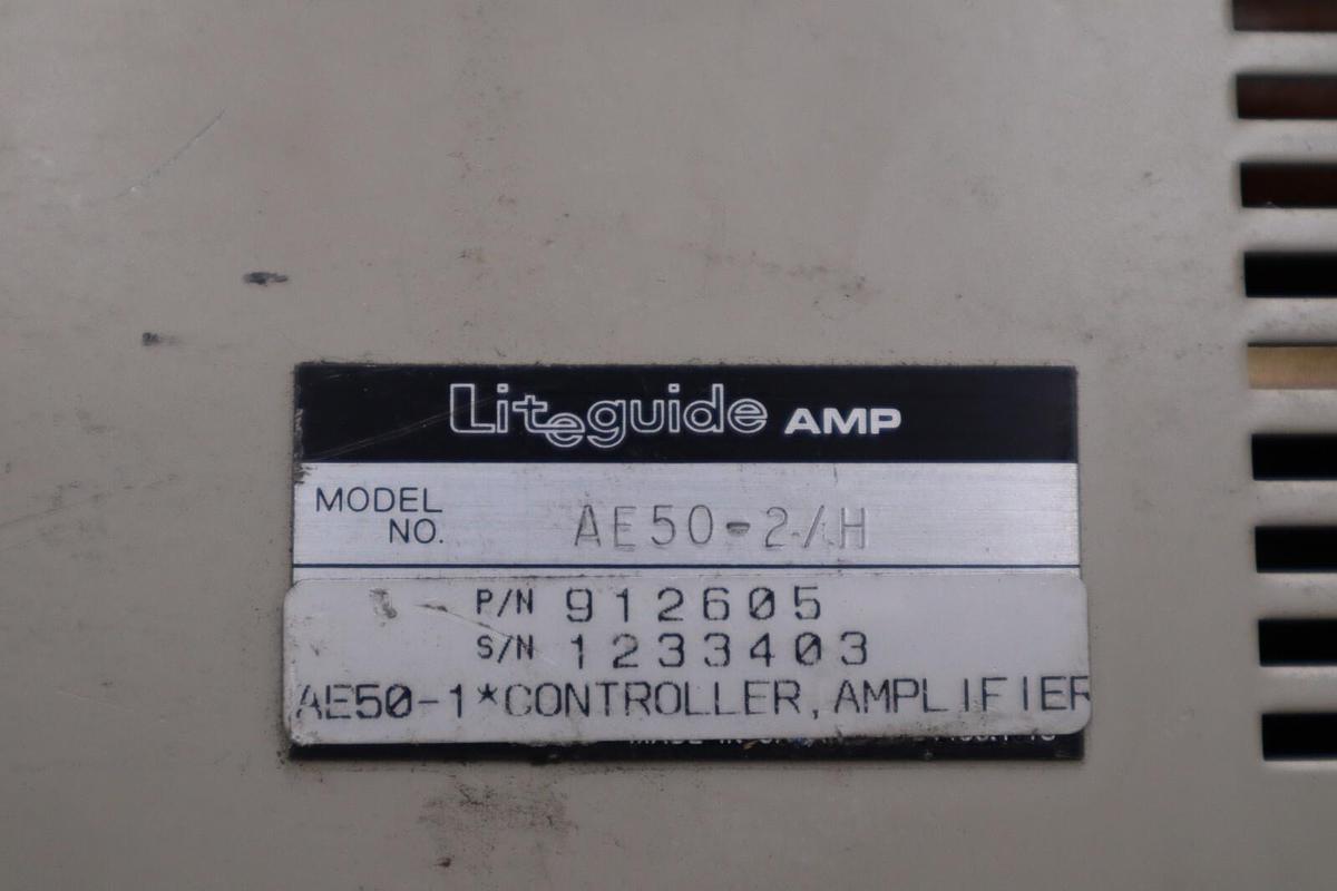 Used Nireco Liteguide Amplifier AE50-2/H STOCK 3454-A