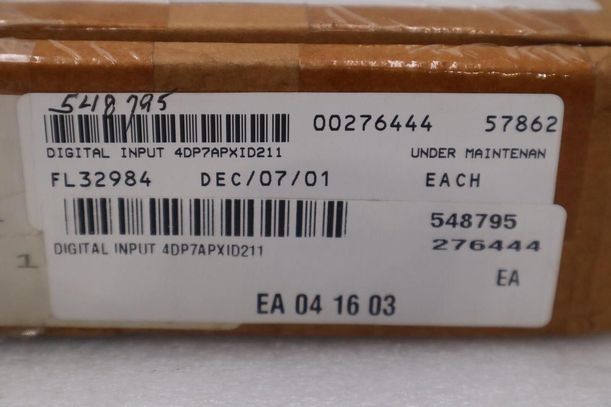 Used Honeywell 4DP7APXID211 NEW STOCK G645
