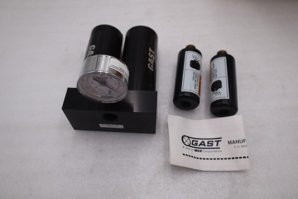 Used Gast Vg-260-02-00 VG2187 Vacuum Ejector, Single Unit, 40 To 80Psi - STOCK GF1275
