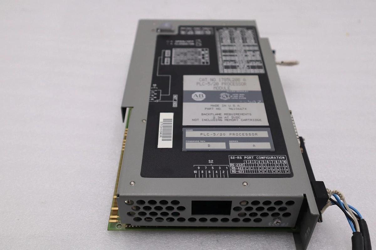 Used Allen Bradley AB 1785-L20B A PLC 5/20 Module Programmable Controller STK 5303