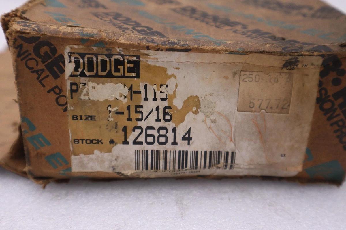 Used Dodge P2B-SCM-115 126814 Pillow Block Ball Bearing - STOCK CC126