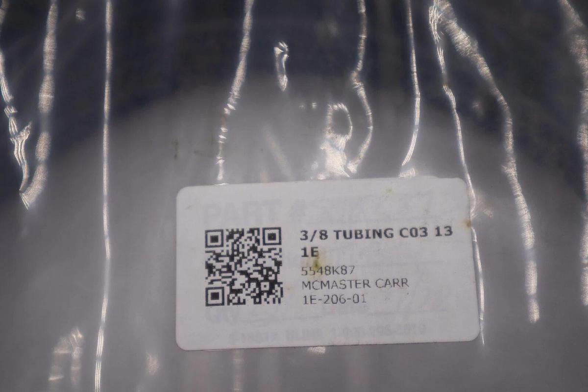 Used Freelin Wade 1E-206-01 Black Nylon 3/8 Tubing C03 .275 Cut Length  #037-A