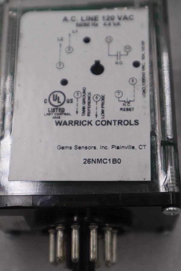 NEW OPEN BOX Warrick Controls 26NMC1B0 Liquid Level Relay STK K3978CC