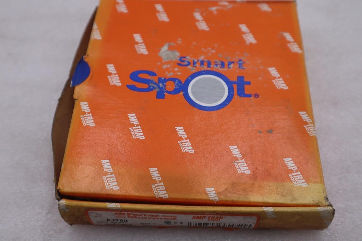BOX OF 5 - FERRAZ SHAWMUT AJT80 Dual-Element Time-Delay 80A - STOCK GF310A
