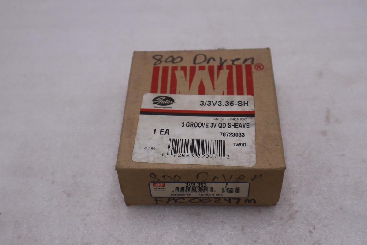 NEW TB Woods 3V3.353 SHEAVE STOCK K58C