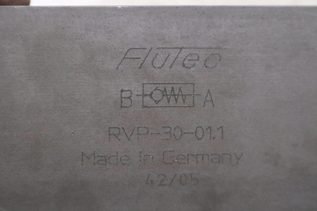 FLUTEC 705941 VALVE RVP-30-01.1 STOCK #B-3061