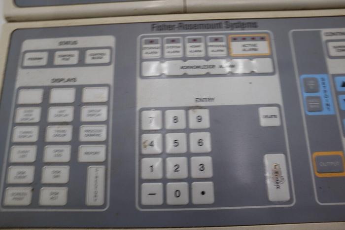 Used Fisher, Rosemount | 01984-2372-0002 | Operator Keyboard with Trackball STK 2065