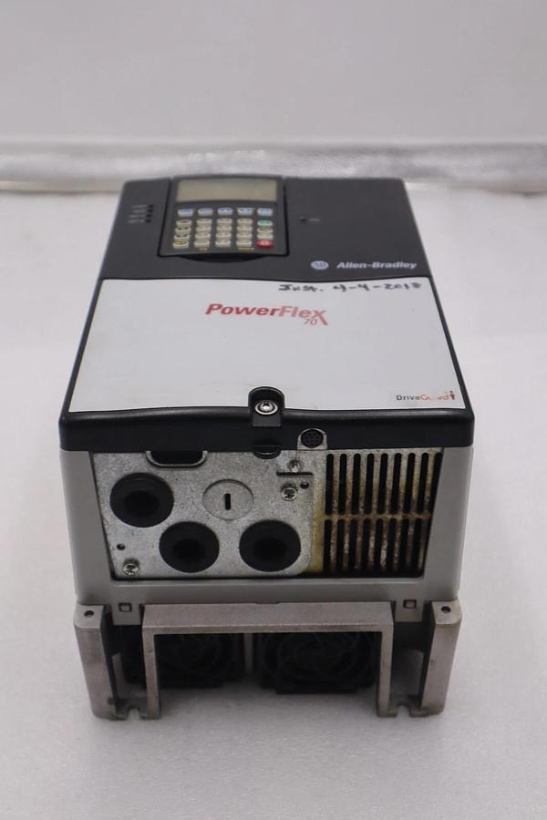Used Allen-Bradley PowerFlex 70 20AB015A3AYNANG0 MFG. 2018 AC Drive STOCK 2629