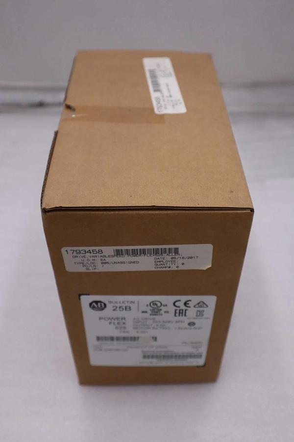 Used NEW ALLEN BRADLEY 25B-D4P0N104 PowerFlex 525 AC Drive 2.0 HP STOCK H92 884951885882
