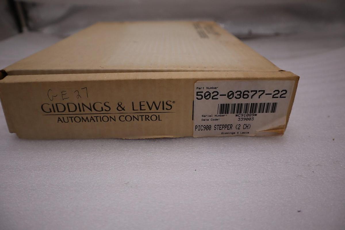 NEW Giddings & Lewis 502-03677-22R3 PiC900 Stepper Module STOCK 3799A