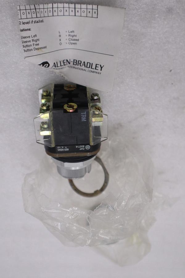 Allen Bradley 800T-K Industrial Switch - STOCK 6056