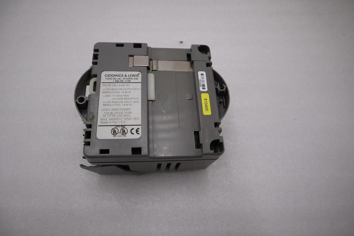 Used Giddings & Lewis M.1301.4145 R0 OUTPUT INPUT PLC MODULE STOCK 5147A