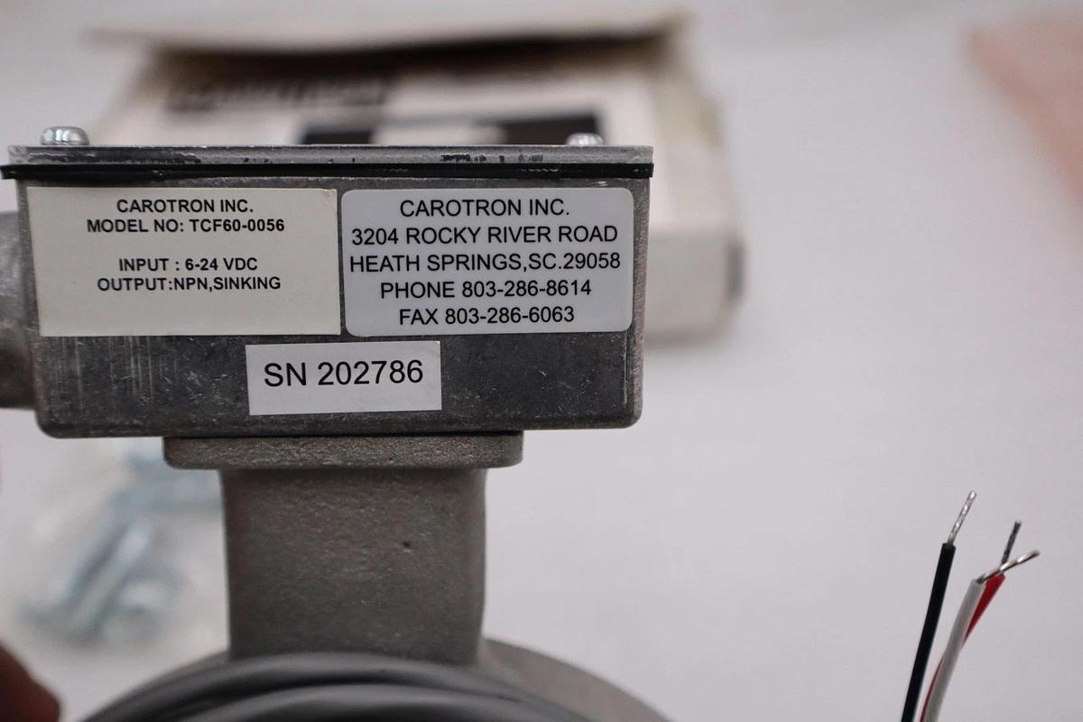 Used NEW IN BOX CAROTRON TCF60-0056 6-24VDC NSNP STOCK H1052