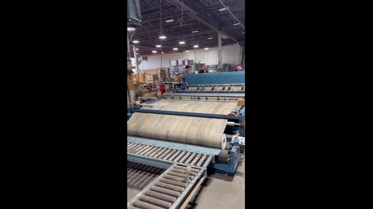 Used 84" ROSENTHAL DOWN-CUT SHEETER WITH SLITTING AND PUNCHING WM-7-HHDUBSHTCIPH-12
