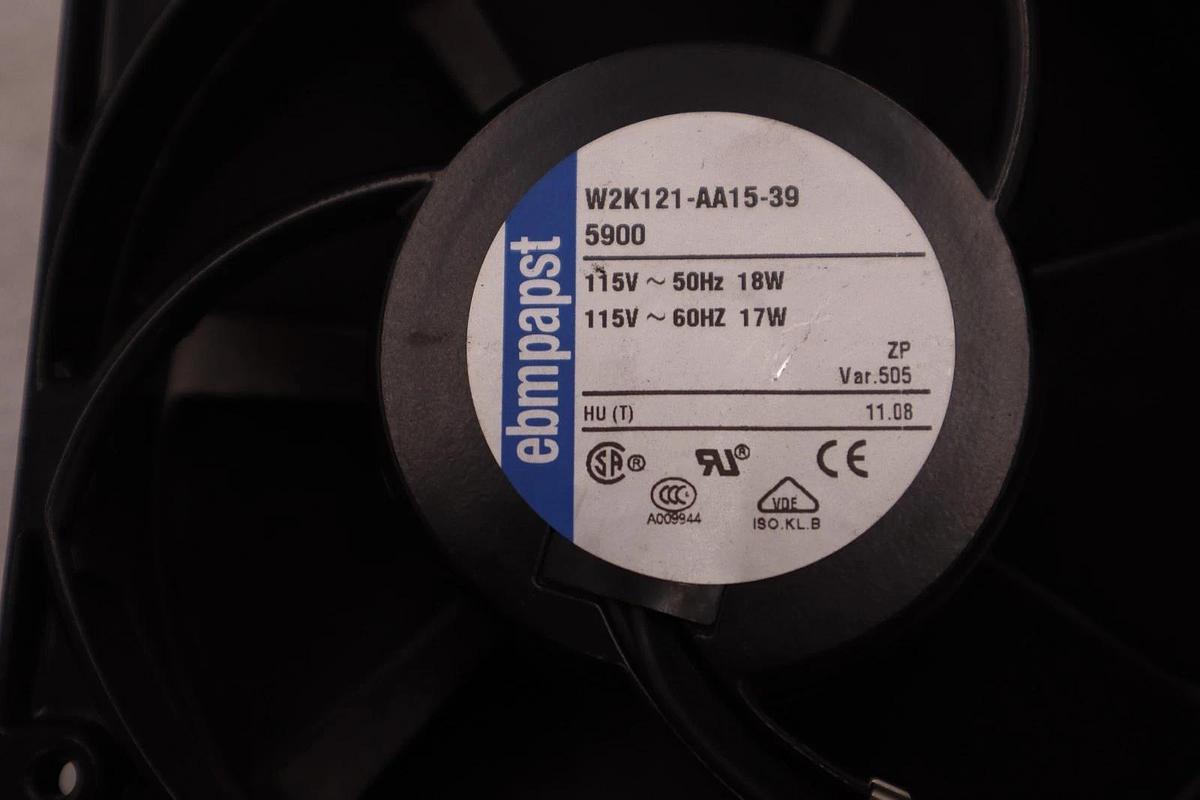 Used EBMPQPST W2K121-AA15-39 115V 50HZ 18W - STOCK GF255