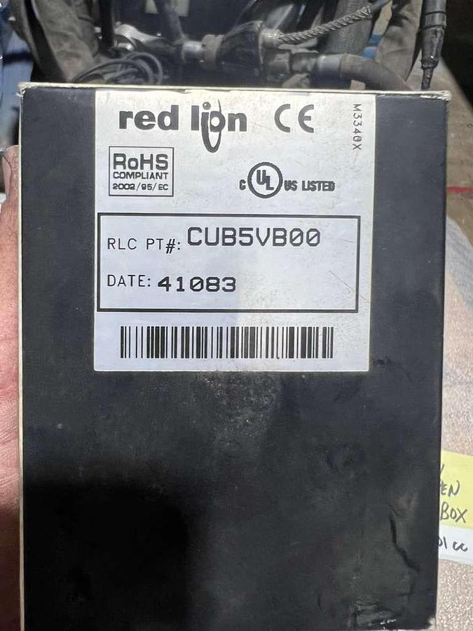 Used NEW OPEN BOX RED LION CONTROLS CUB5VB00 VOLTAGE METER STK L801CC
