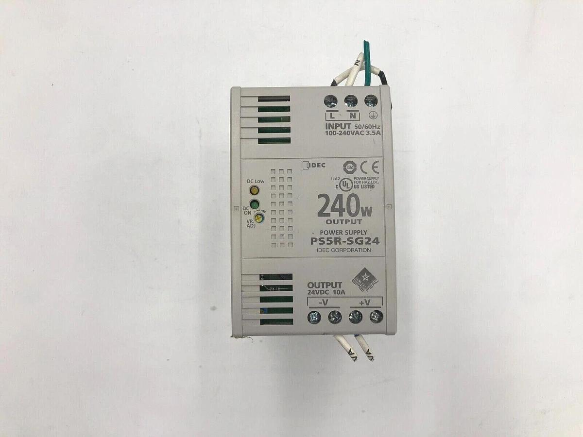 Used IDEC PS5R-SG24 POWER SUPPLY 240W 10A 24VDC 50/60HZ STOCK 1400