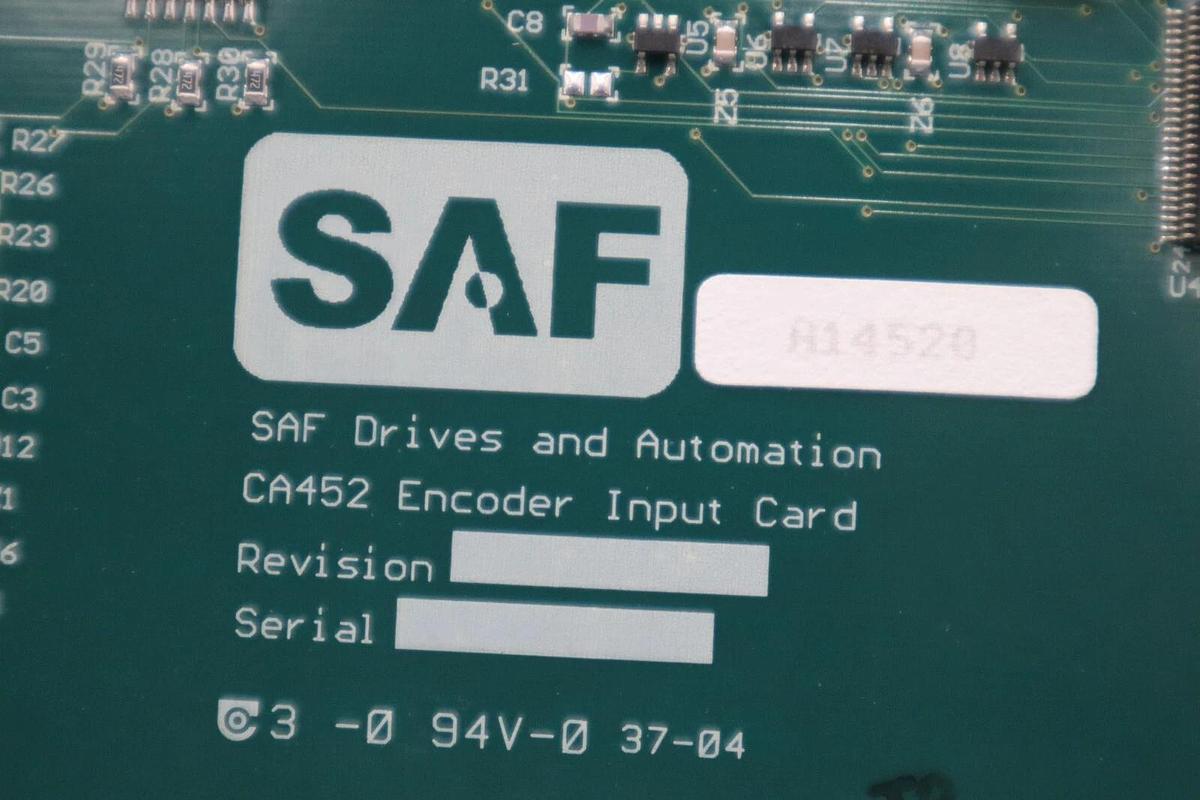 Used NEW SAF Drive Systems CA452 Encoder Input Card Rev: A A14520 STOCK G650