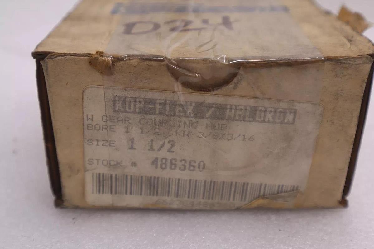 Kop-Flex / WALDRON WITH GEAR COUPLING HUB BORE 1 1/2 486360 STOCK B-1086