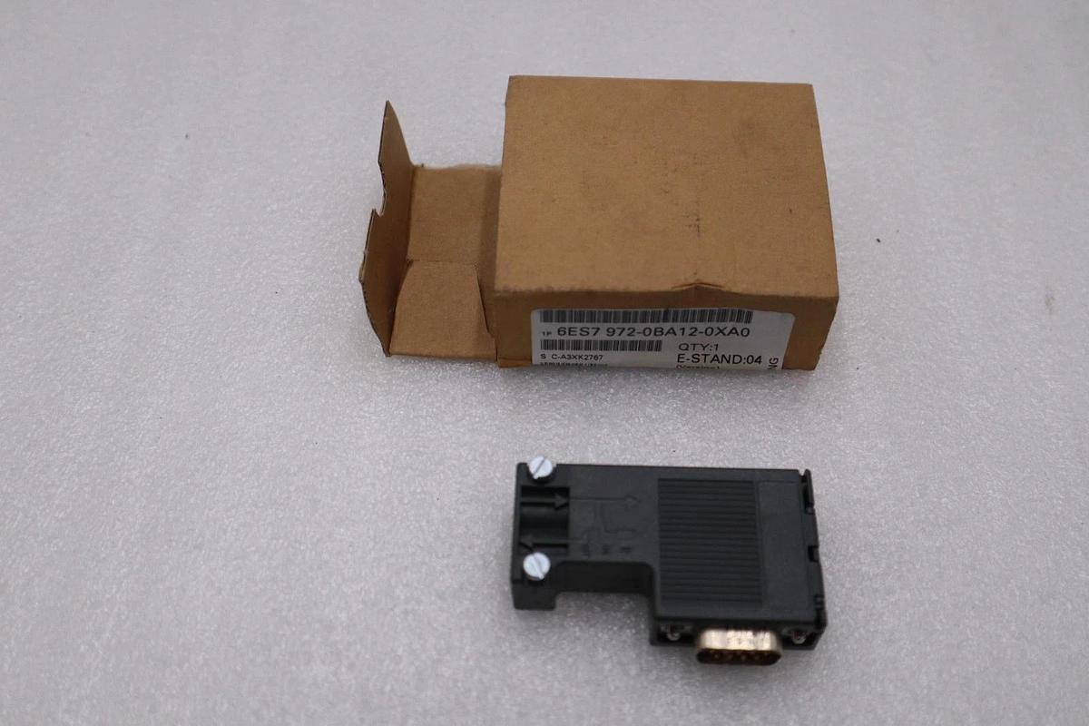 LOT OF 2 NEW OPEN BOX SIEMENS 6ES7 972-0BA12-0XA0 BUS CONNECTOR STOCK H274A