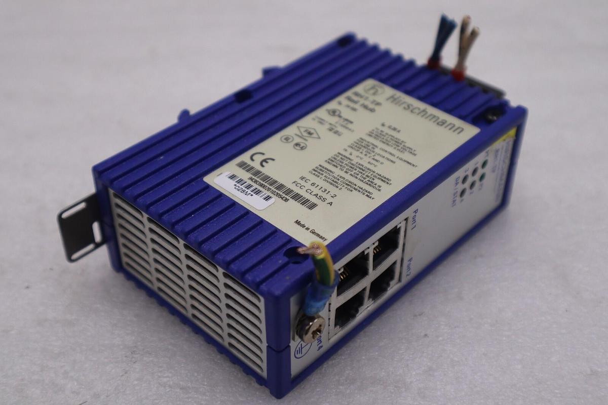Used Hirschmann RH1-TP Rail Hub 24 VDC RH1TP STOCK B-1345