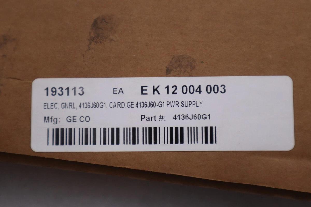 Used NEW GE FANUC GENERAL 4136J60-G1 POWER SUPPLY BOARD STOCK G212