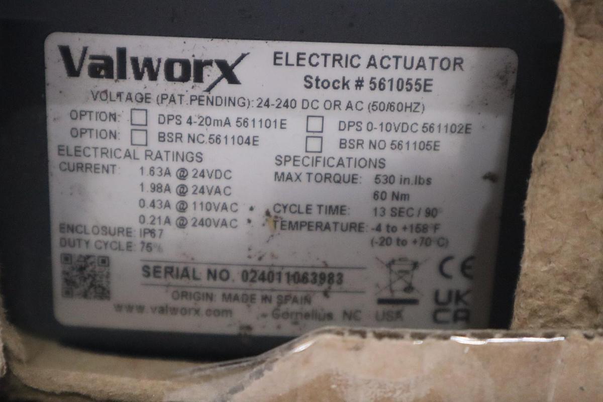 VALWORX 561055E / 561055E - BRAND NEW - STOCK SGF222